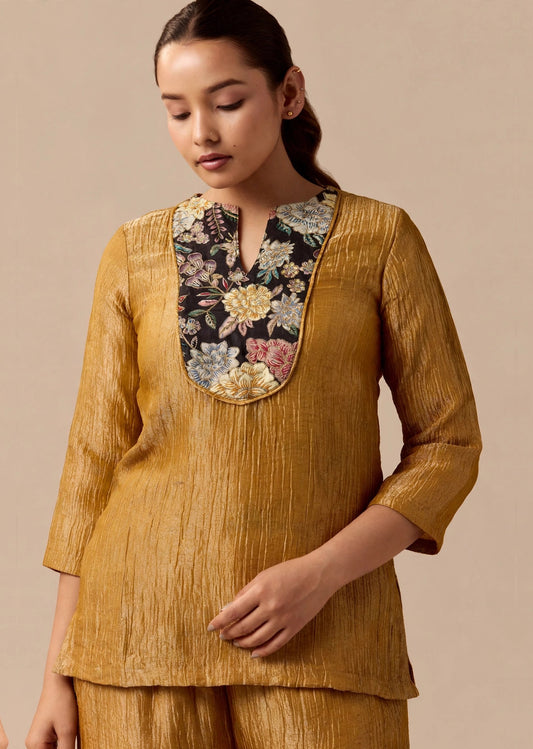 Bronze Tissue Co-ord Set