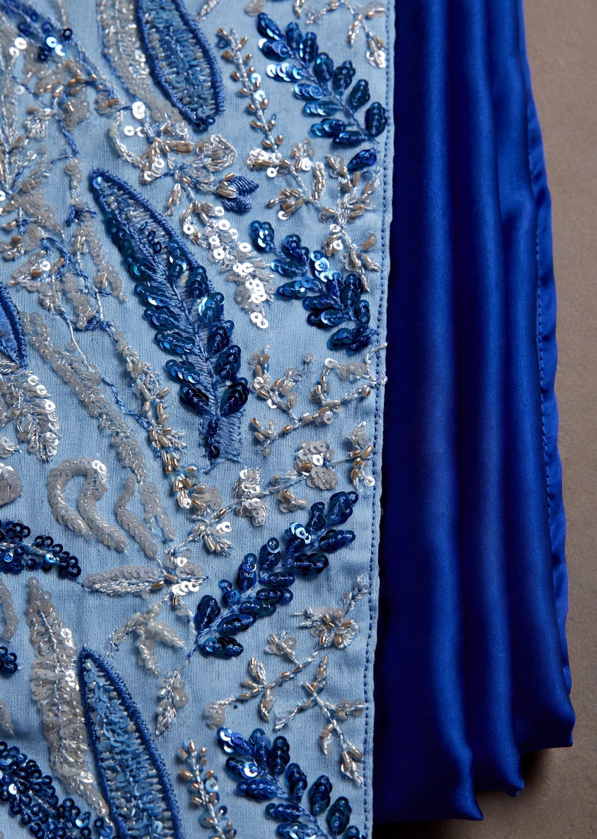 Royal Blue Draped Saree