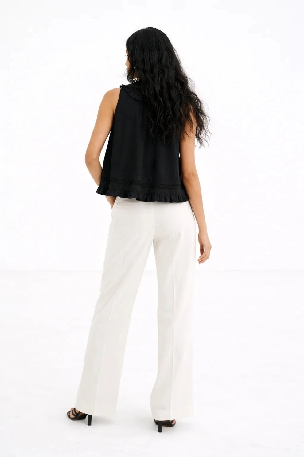 A-line top- Black