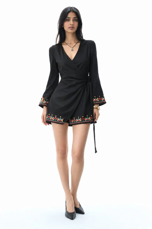 Ethnic wrap Top