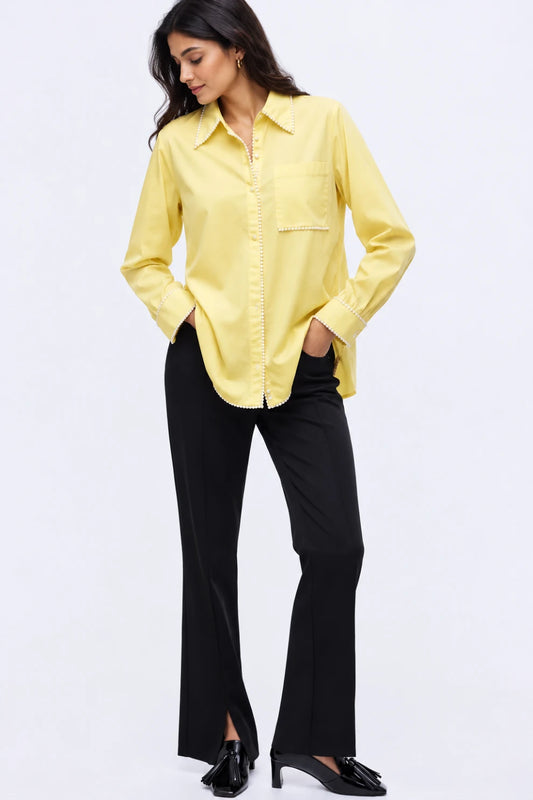 pearl shirt- Yellow