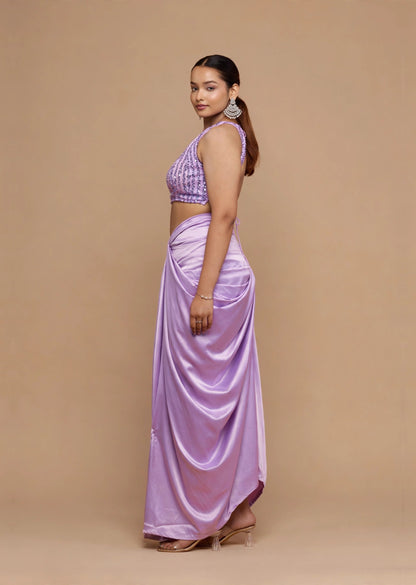 Lavender Sequin Set