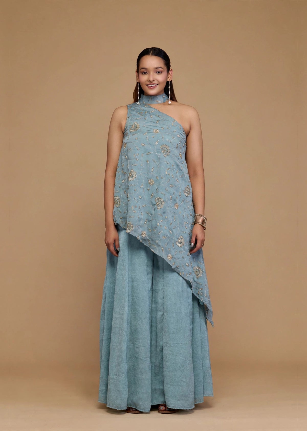 Powder Blue Kurta Set