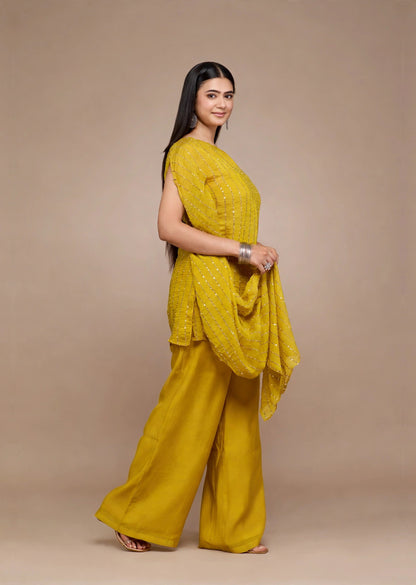 Mustard Sequin Set