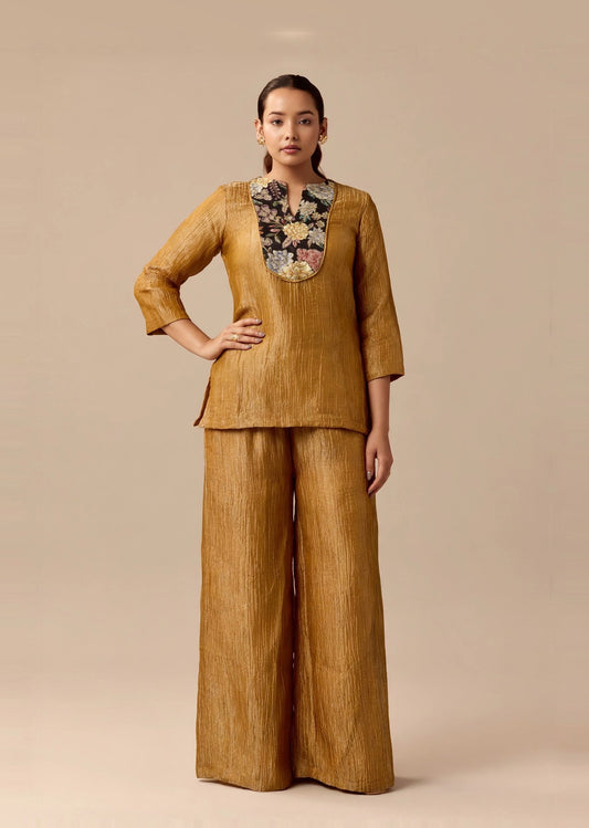 Bronze Tissue Co-ord Set