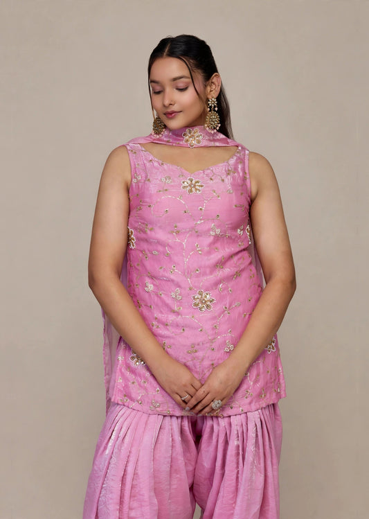 Blush Pink Kurta Set