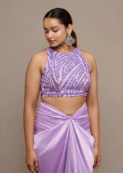 Lavender Sequin Set