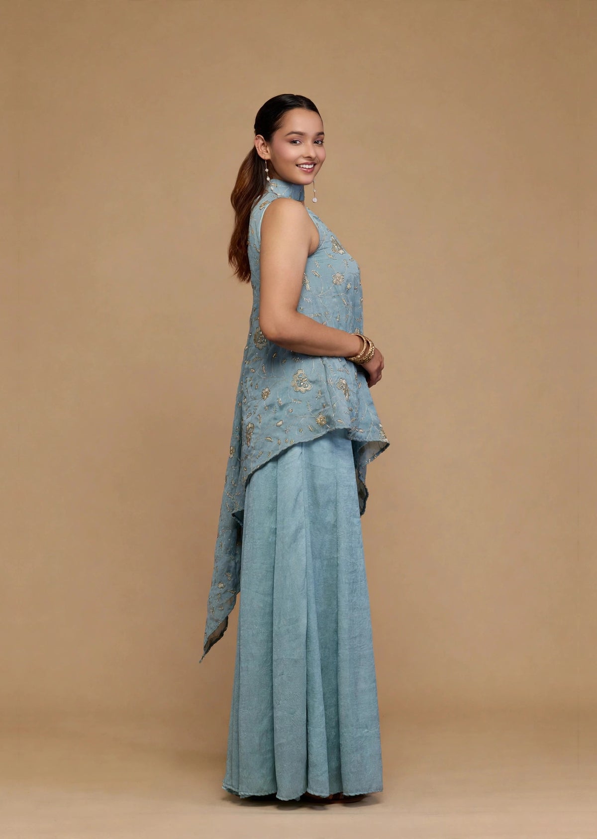 Powder Blue Kurta Set