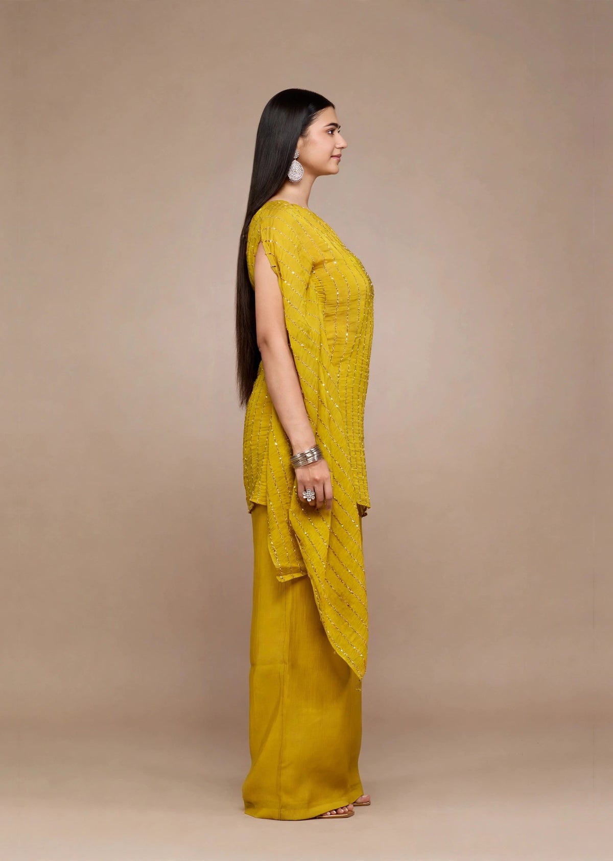 Mustard Sequin Set