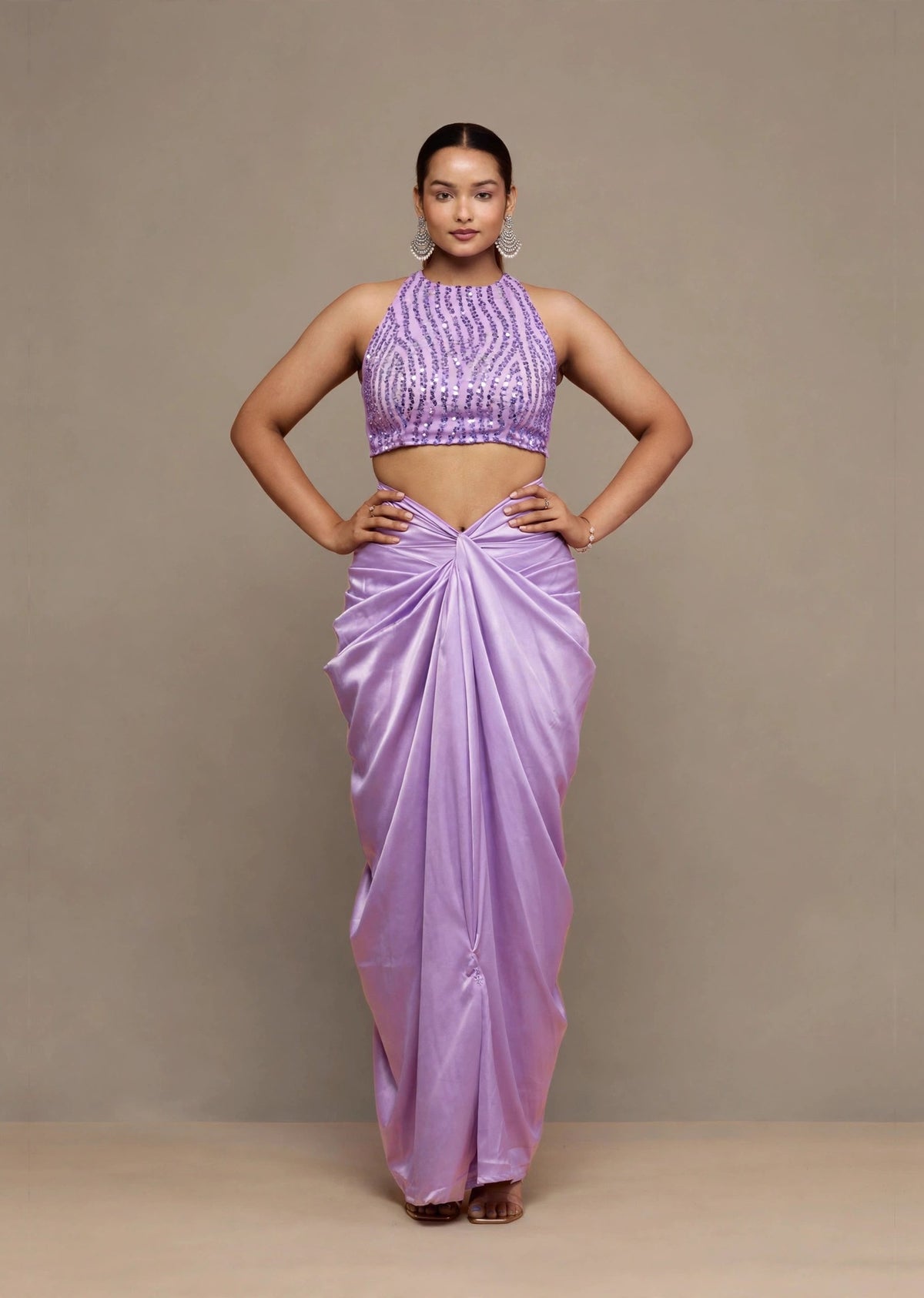 Lavender Sequin Set