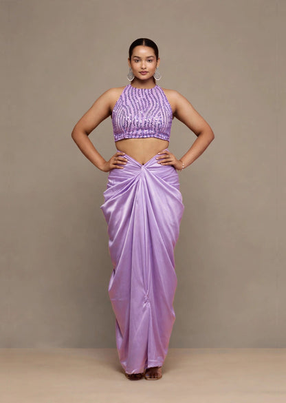 Lavender Sequin Set