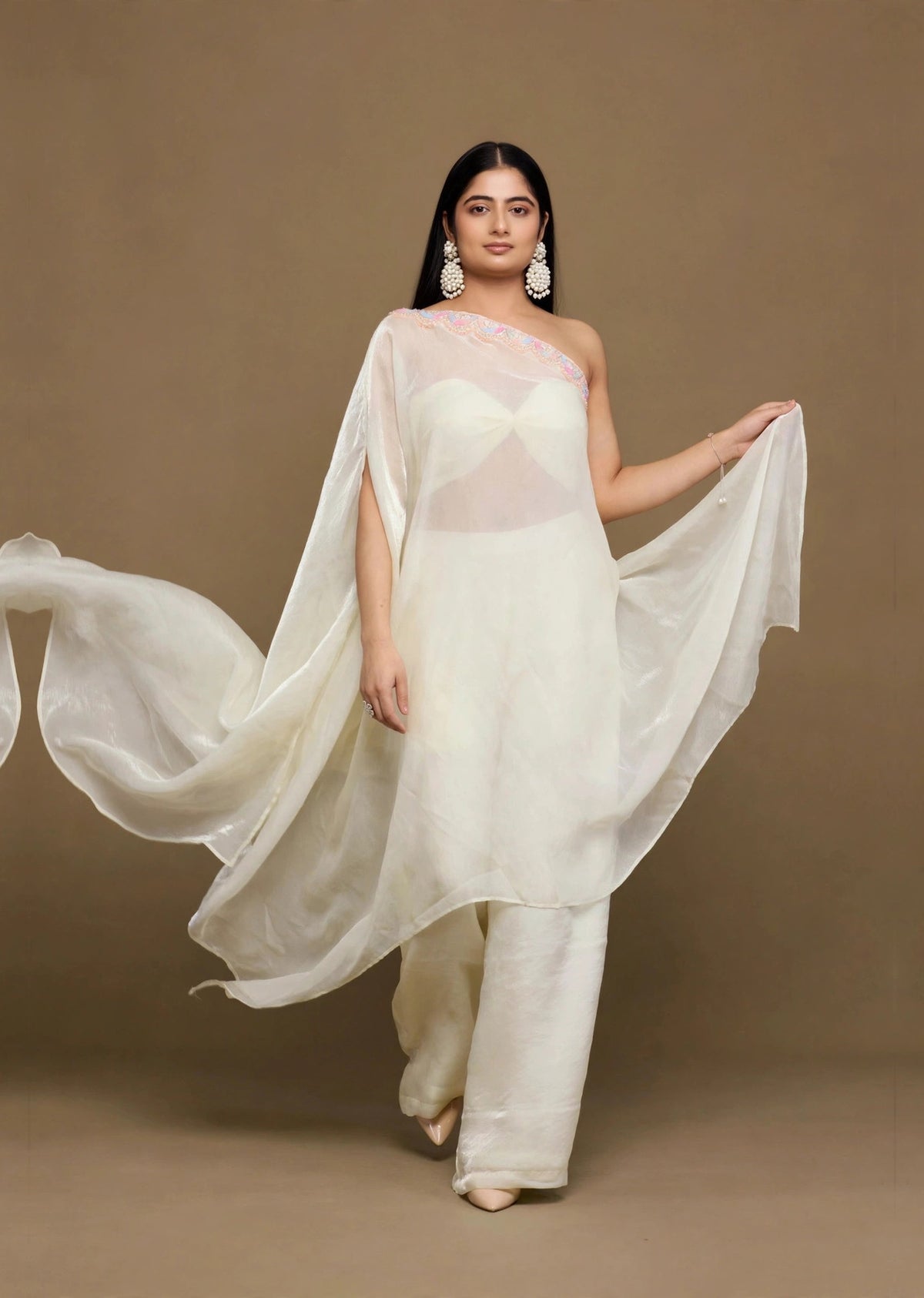 Ivory Drape Set