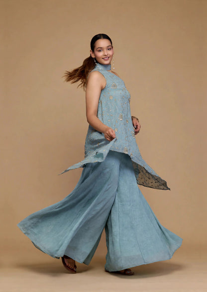 Powder Blue Kurta Set