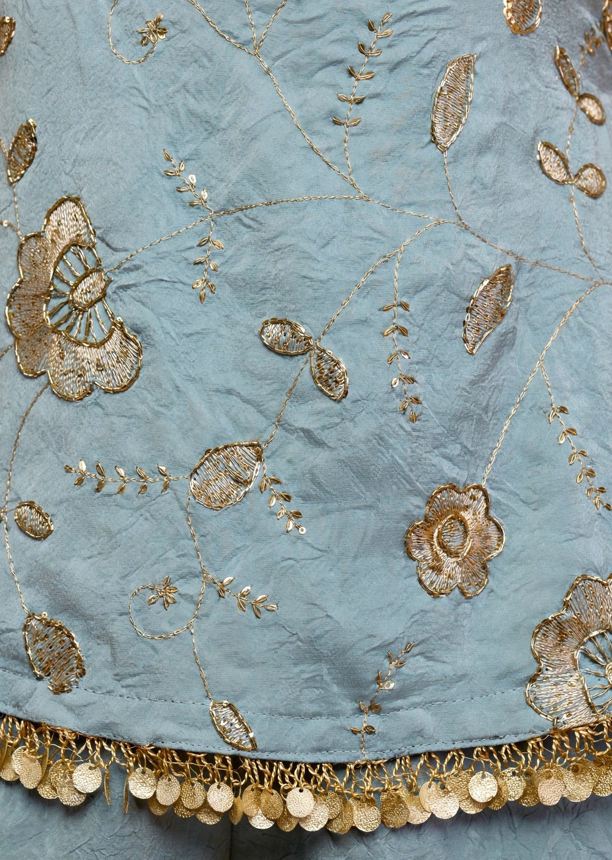 Dusty Blue Kurti Set