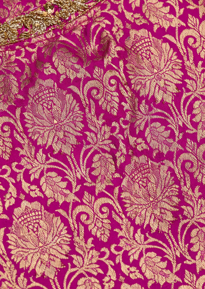 Rani Pink Brocade Co-ord
