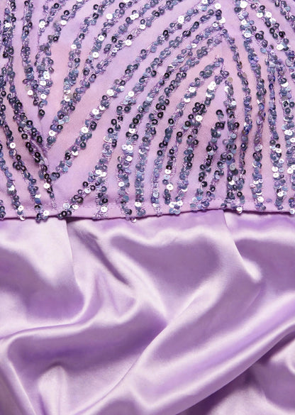 Lavender Sequin Set