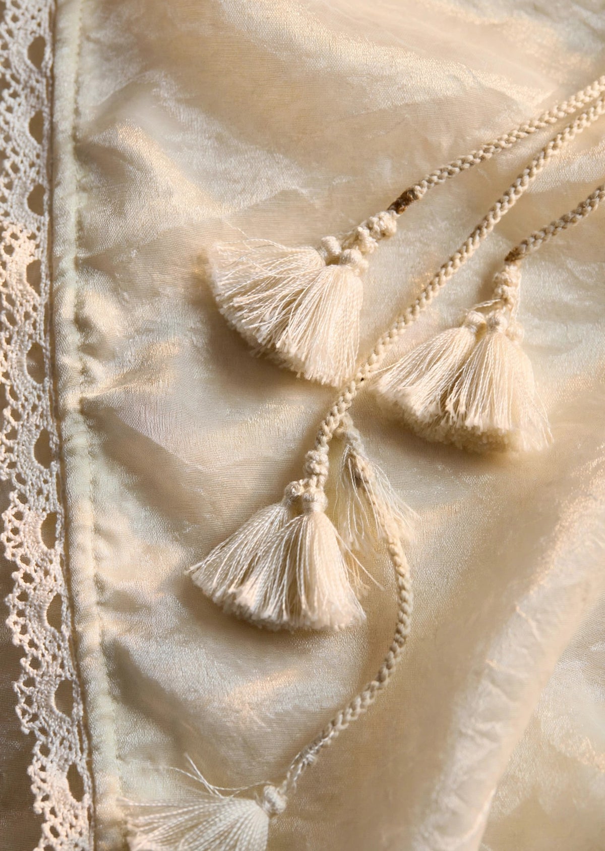 Ivory Tissue Kurta Set