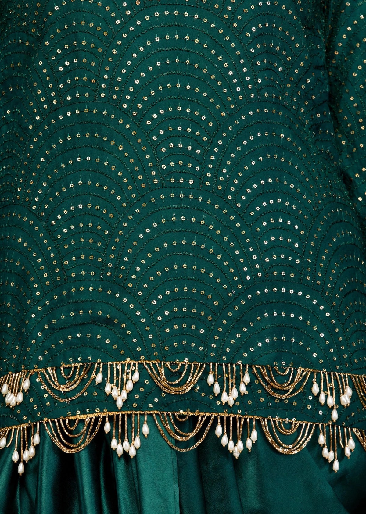 Emerald Sequin Kurta Set