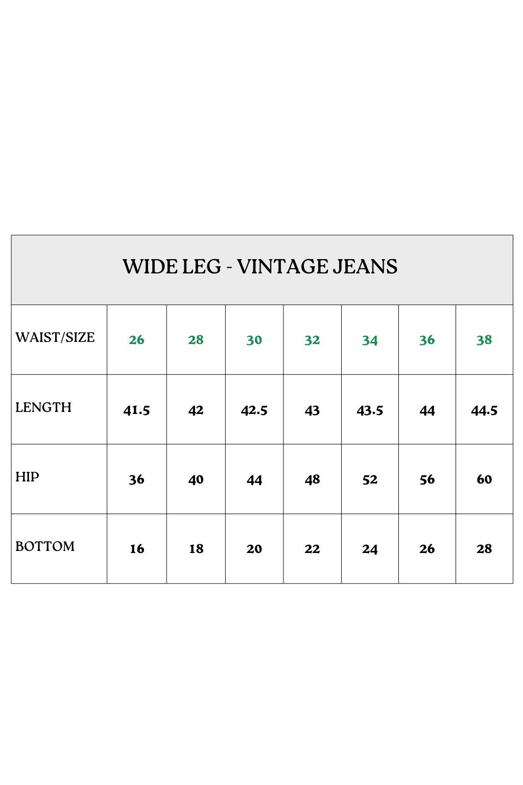 Wide leg - vintage jeans