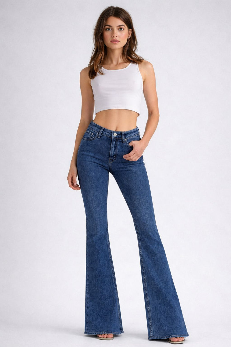 Boot cut Jeans -Dark Blue