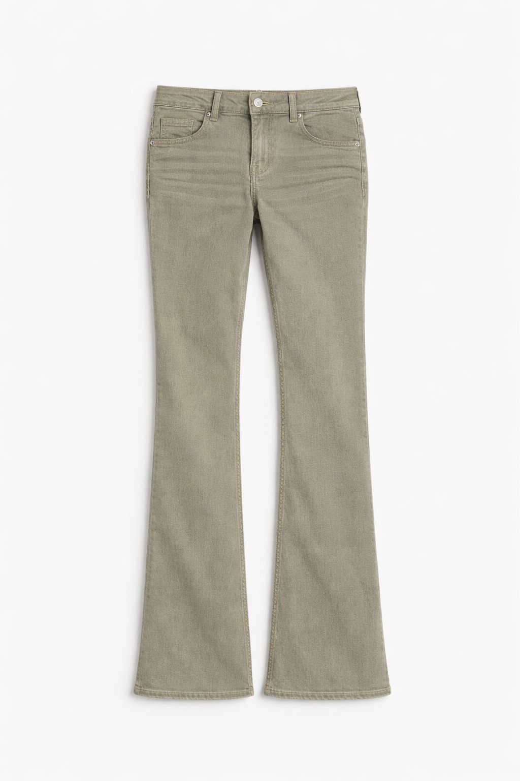 Boot cut Jeans -Dusky Oilve Green