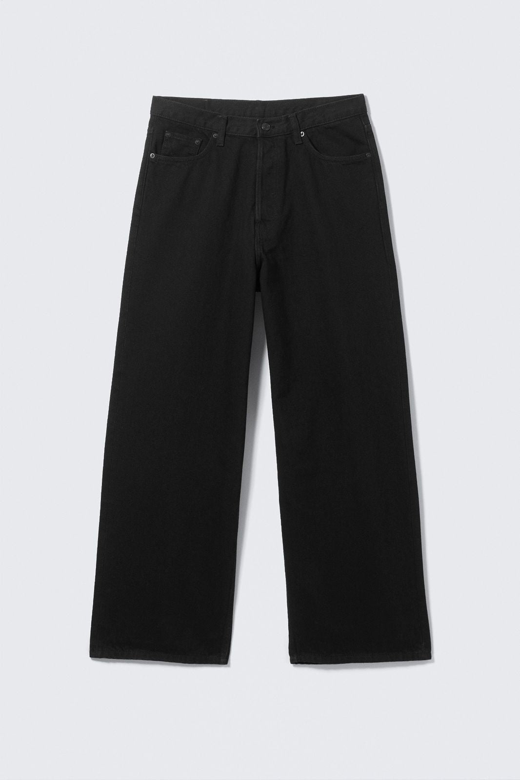 High Rise wide leg jeans - Black