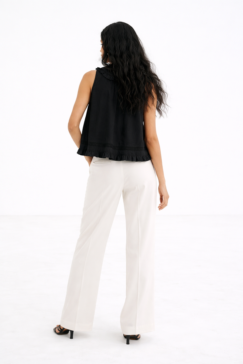 A-line top- Black