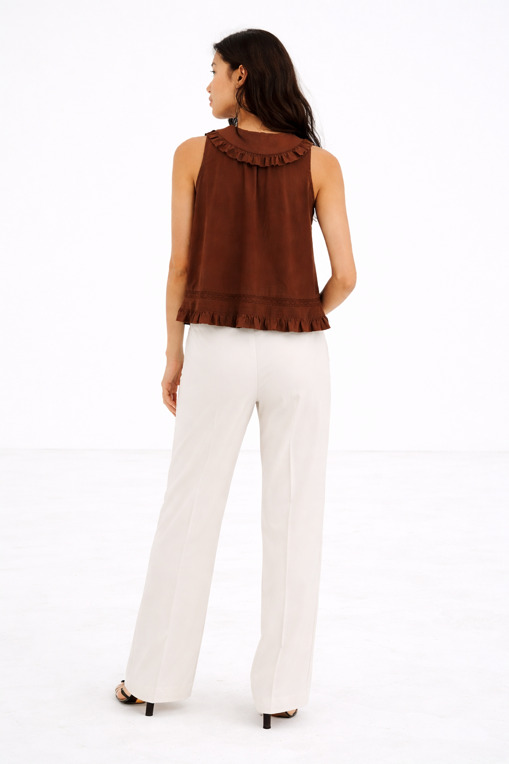 A-line top- Brown