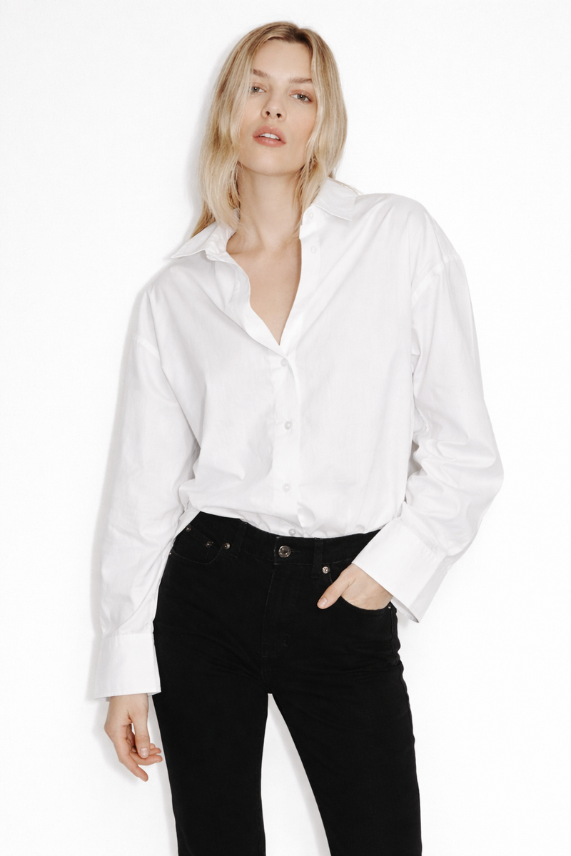 Women Oversized Shirt White