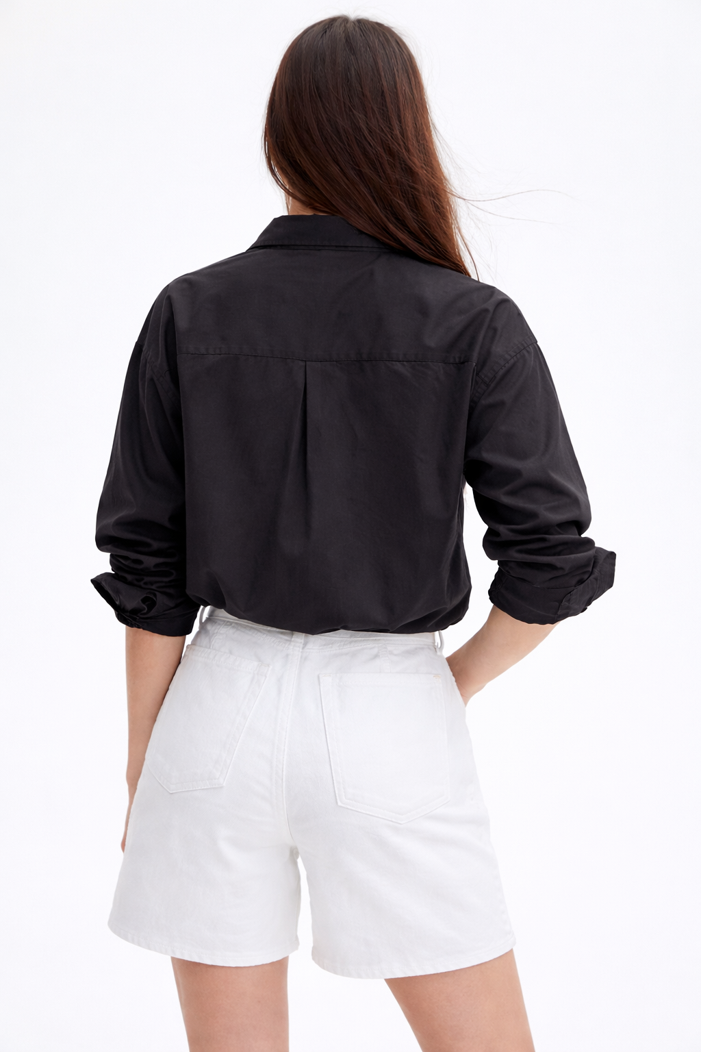 Women Oversized Shirt Black
