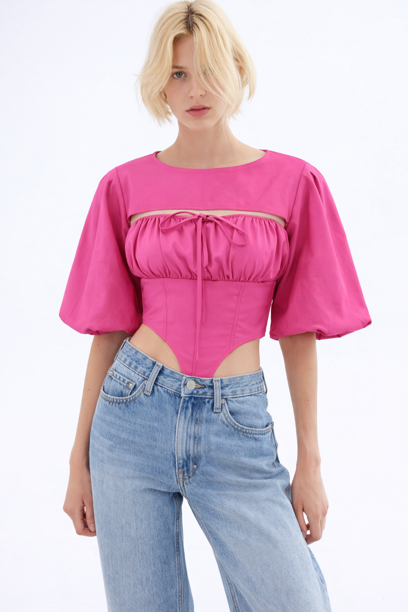 Corset Top- Pink