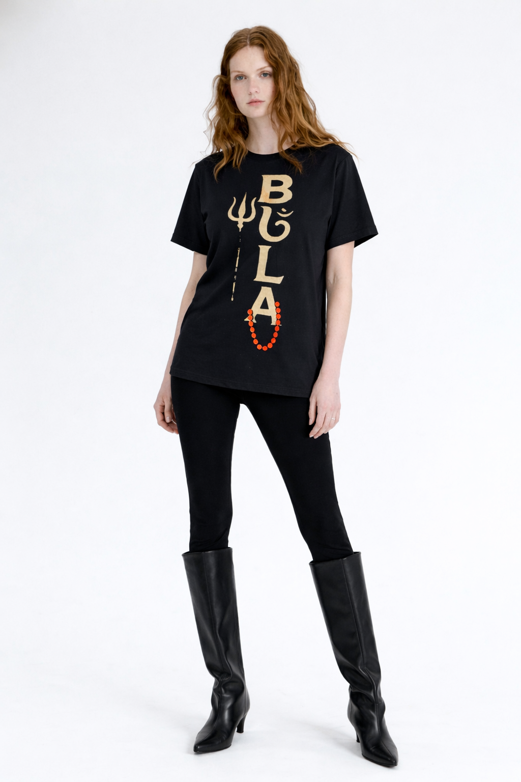 Women Bhola Trishul Graphic Tee