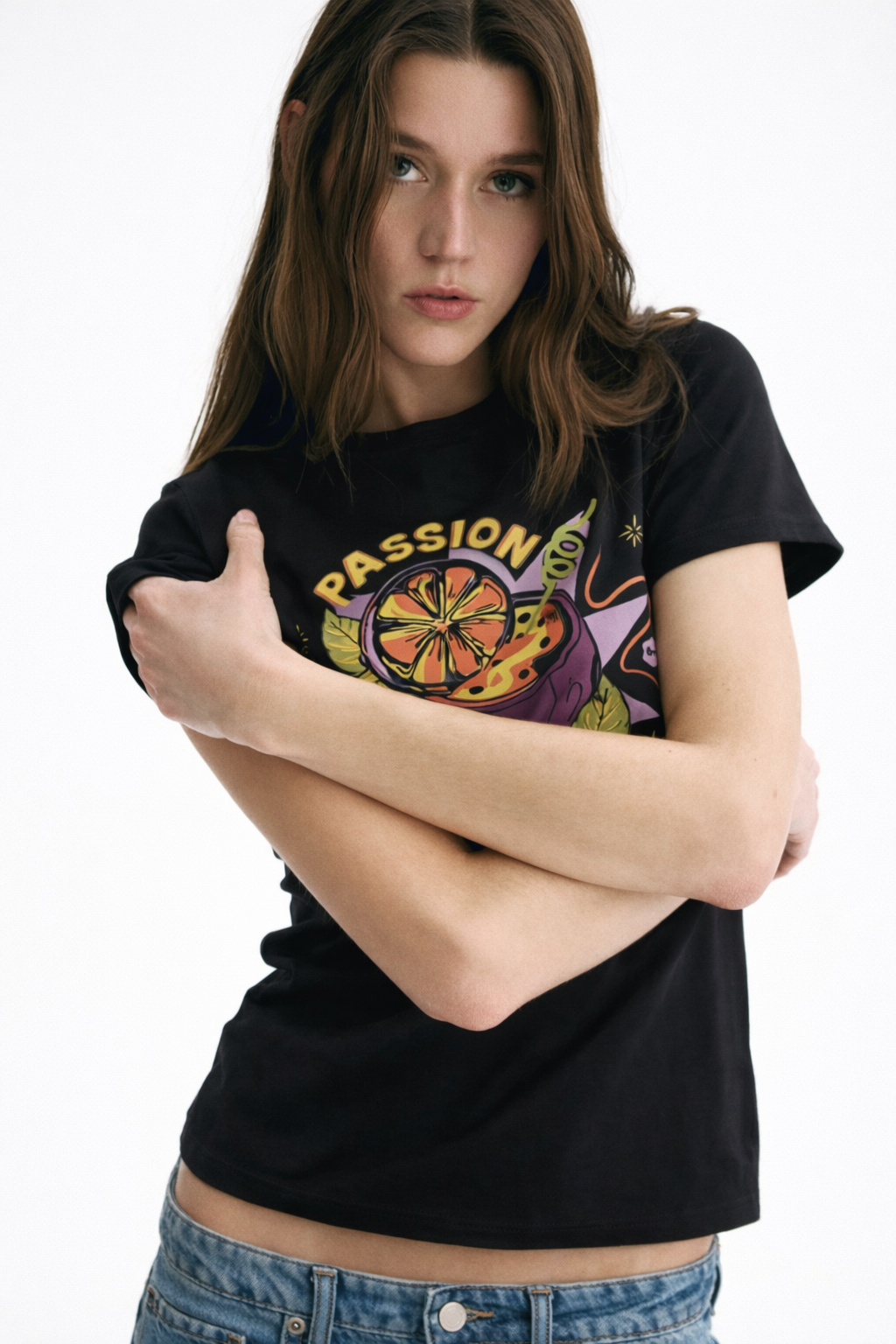 Women Passion Fruit Graphic Tee