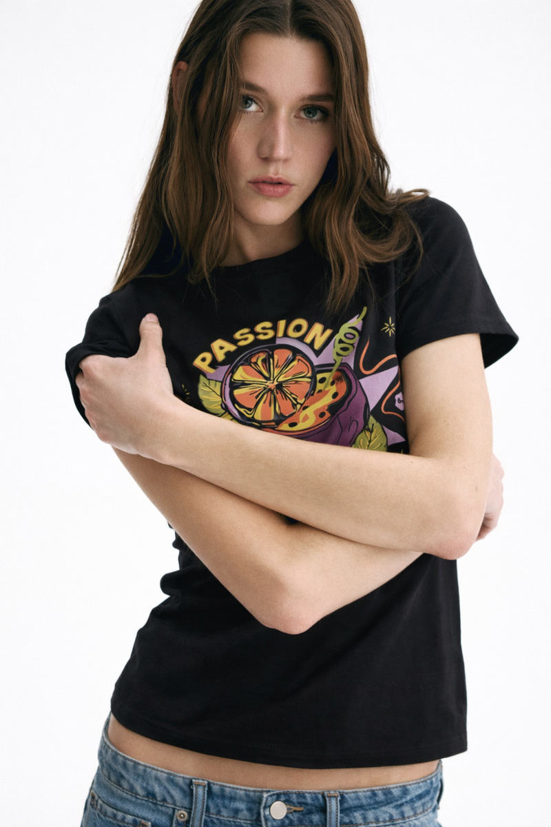 Women Passion Fruit Graphic Tee