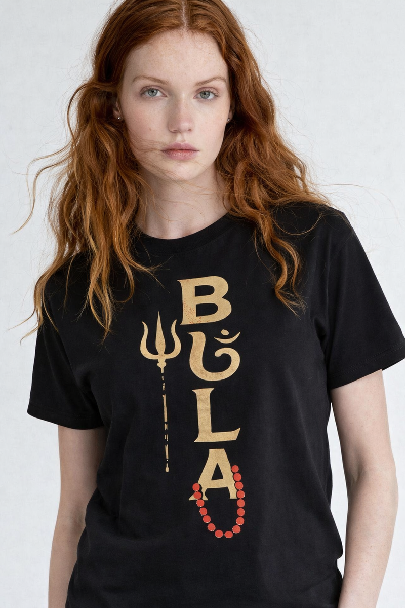 Women Bhola Trishul Graphic Tee