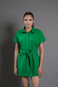 Belted Shirt Dress