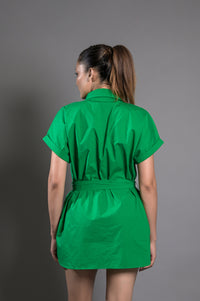 Belted Shirt Dress
