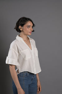 Short Sleeve Linen Shirt