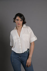 Short Sleeve Linen Shirt