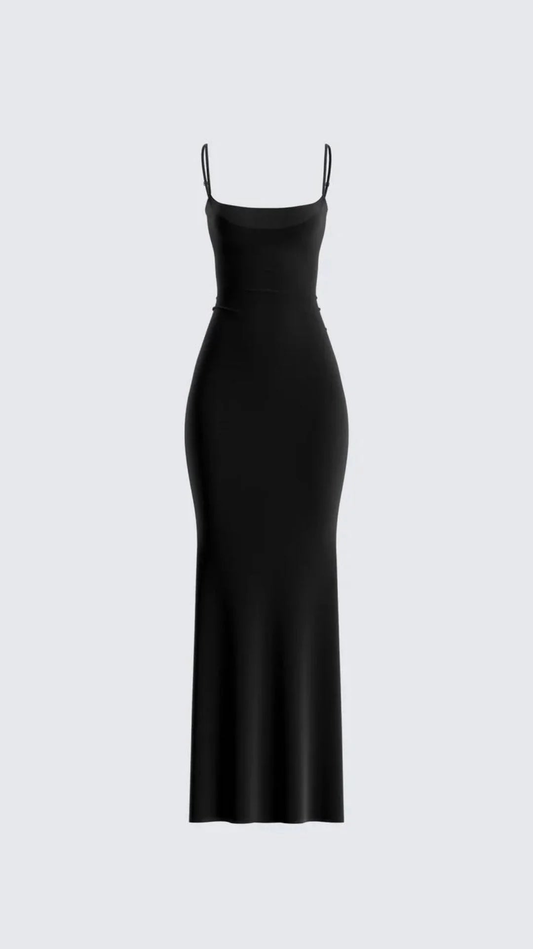 Classic Black Slip Maxi Dress