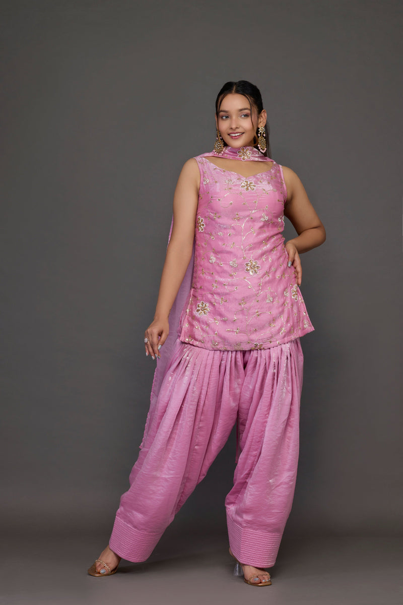 Blush Pink Kurta Set