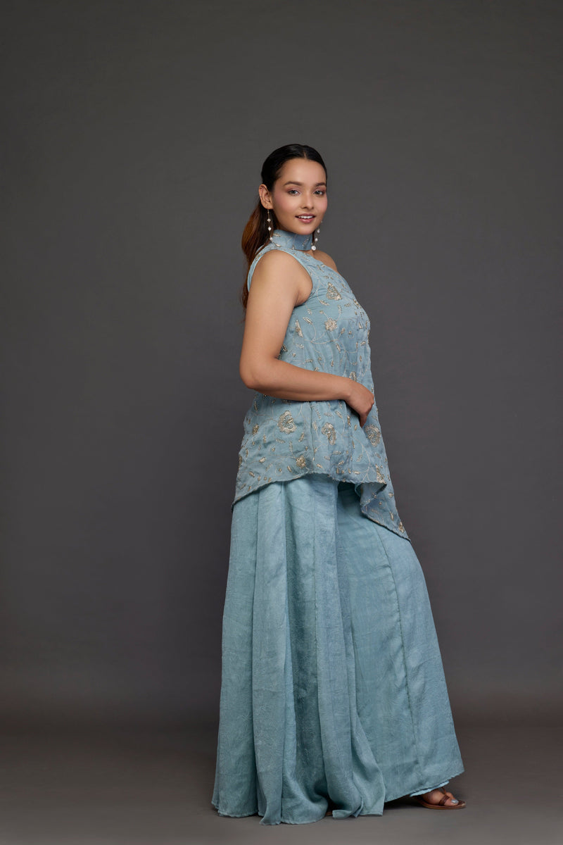 Powder Blue Kurta Set