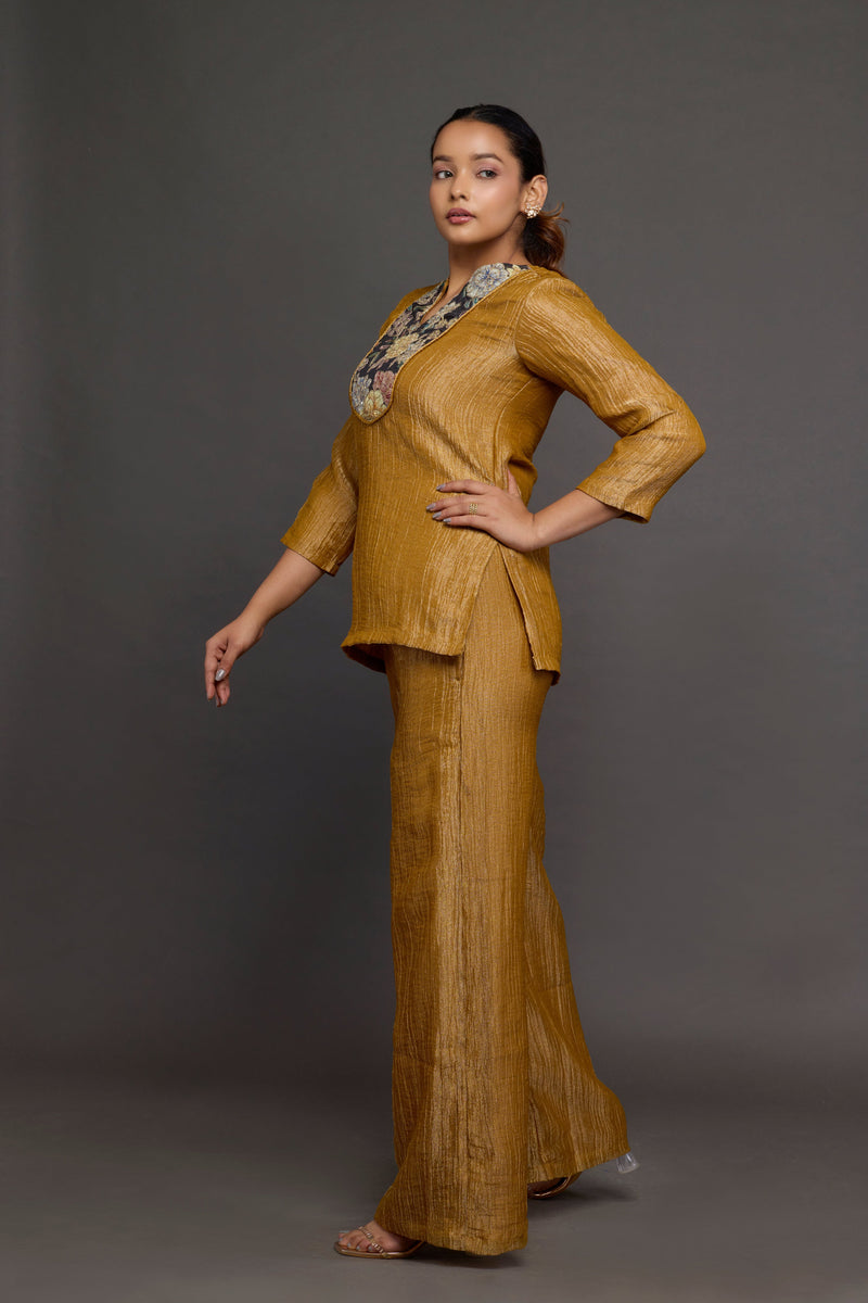 Bronze Tissue Co-ord Set