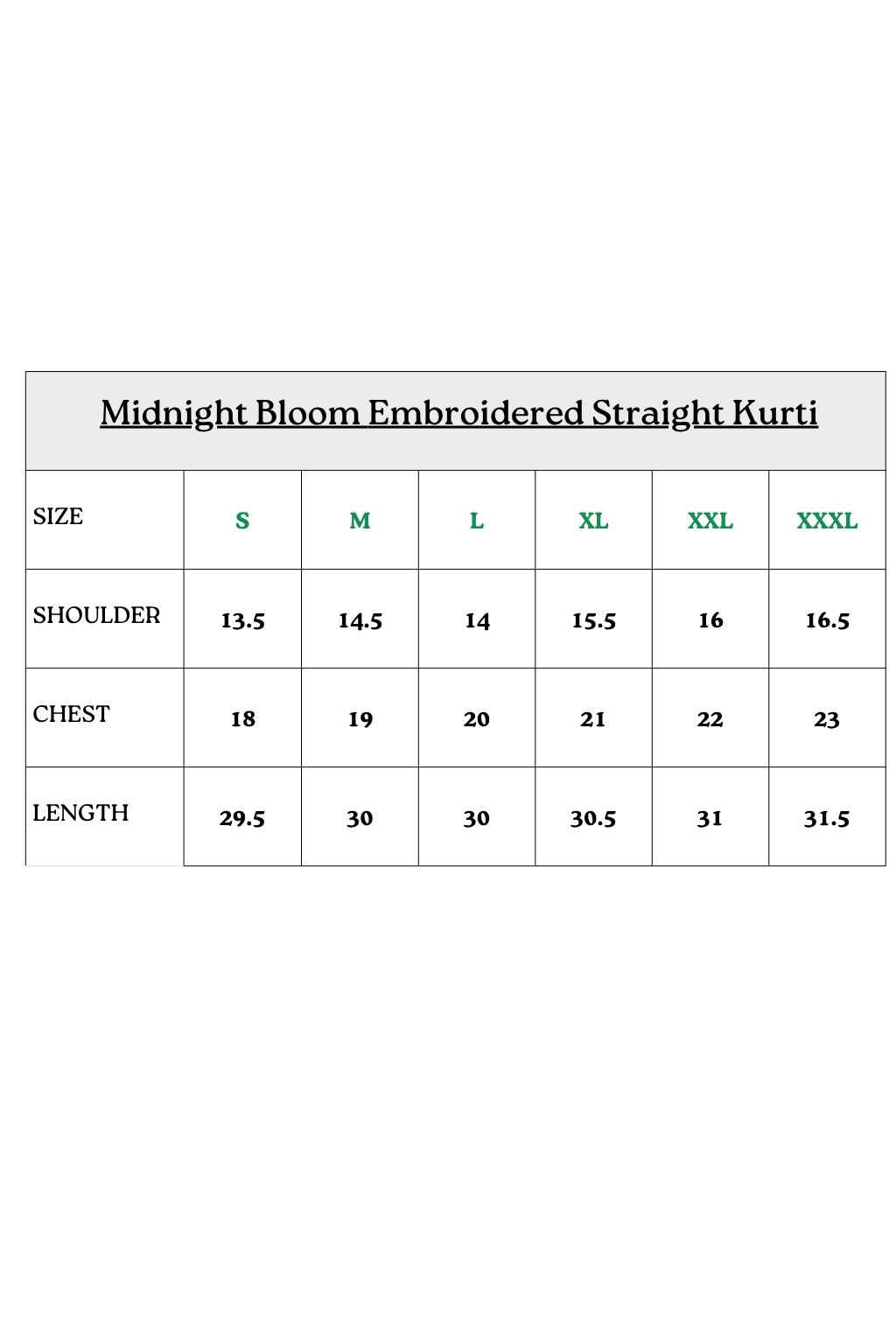 MIdnight Bloom Embroidered Kurti