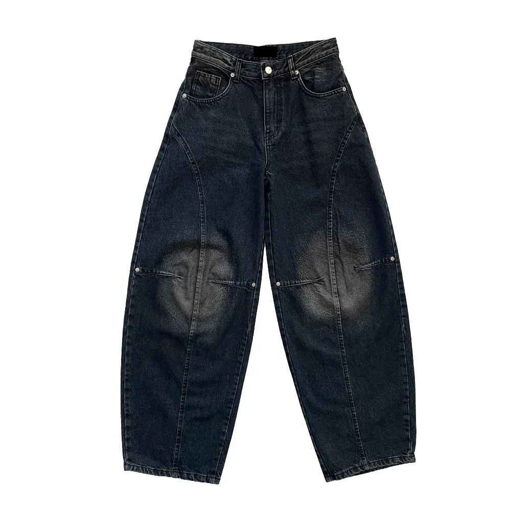 Balloon Fit Utility Jeans