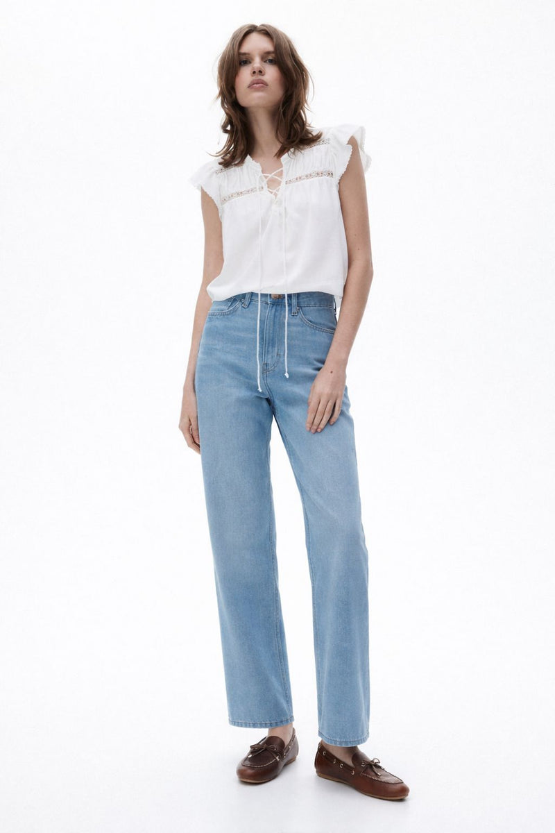 Straight Leg-Light blue