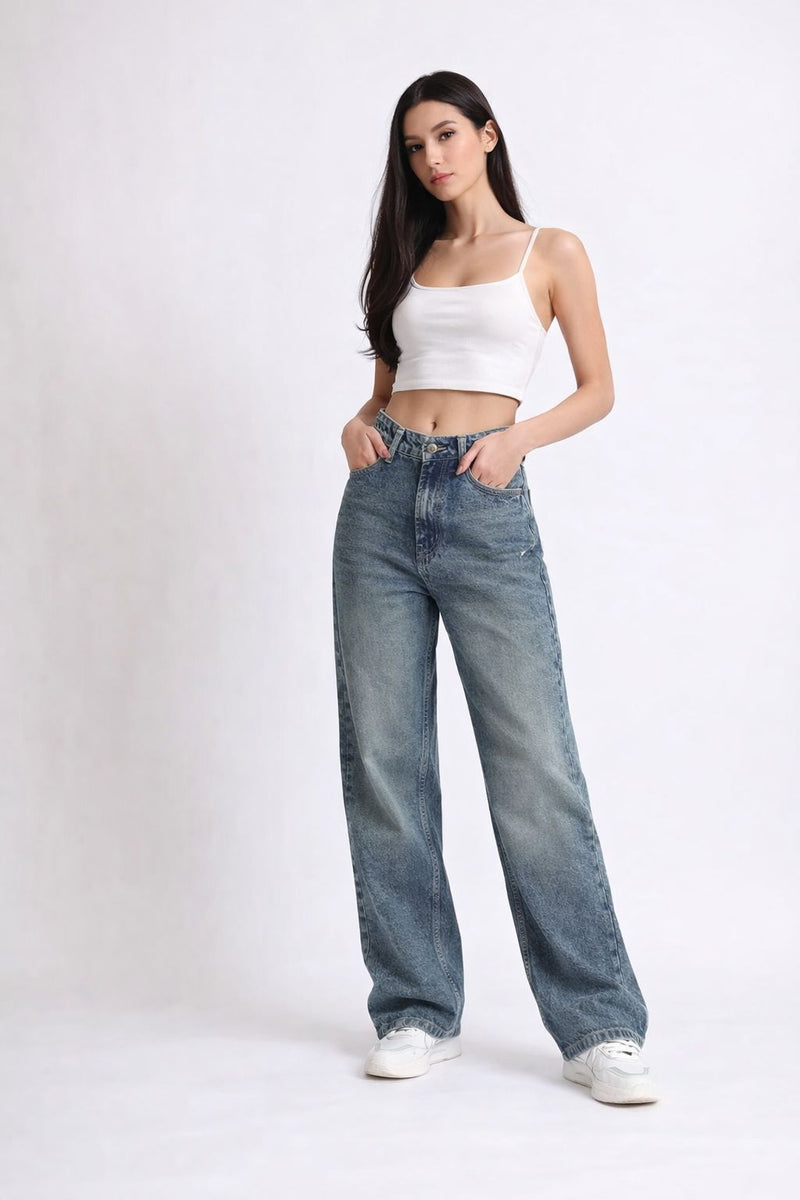 Wide leg - vintage jeans