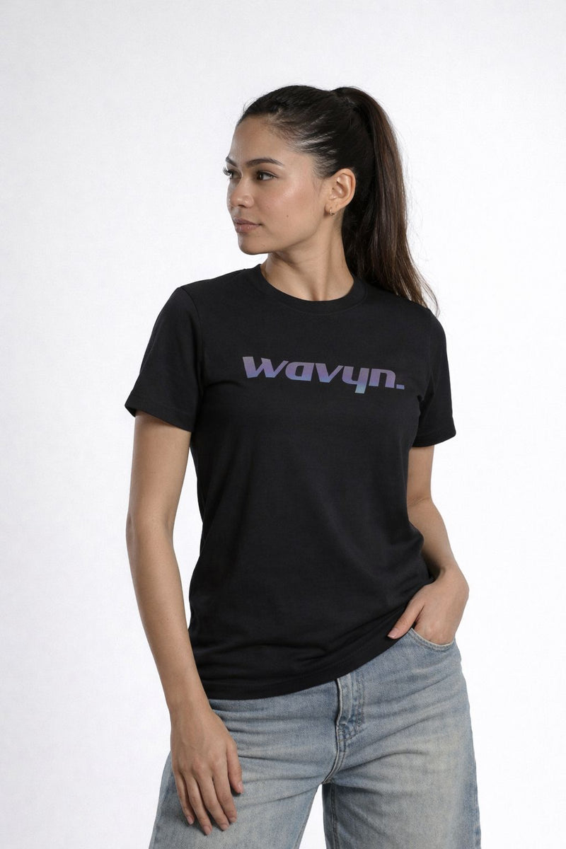 Wavyn Launch Party Tee- Black-F