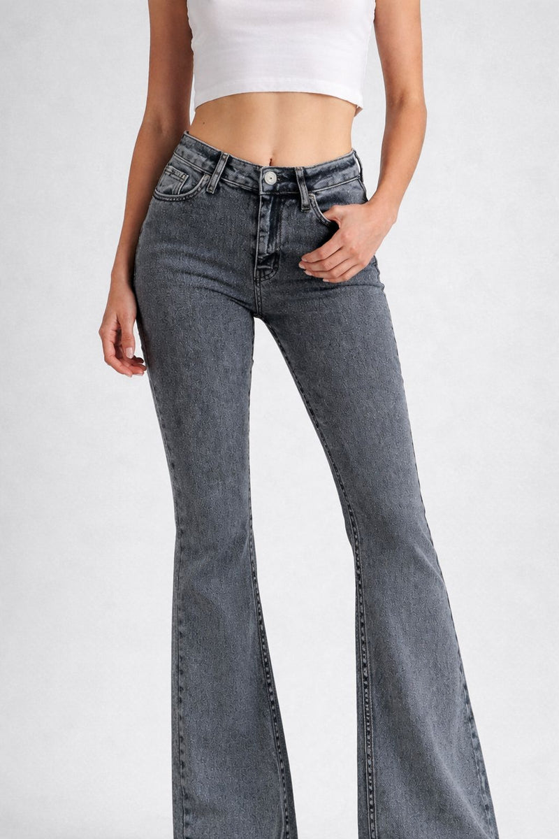 Boot cut Jeans -Grey
