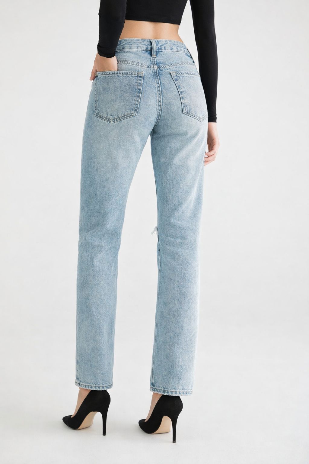 Slim Straight Fit Toned Jeans